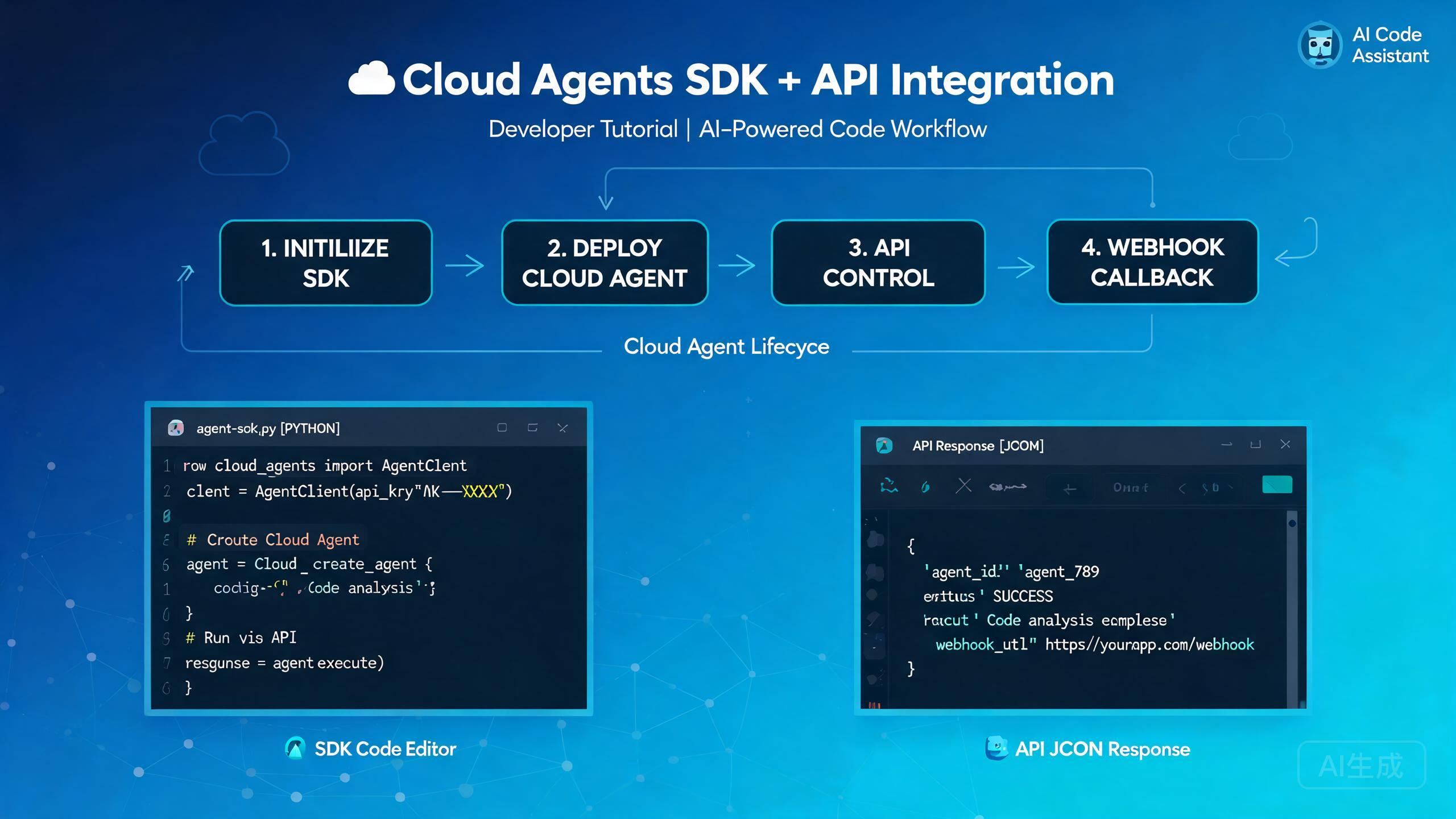 دليل Cursor Cloud Agents SDK