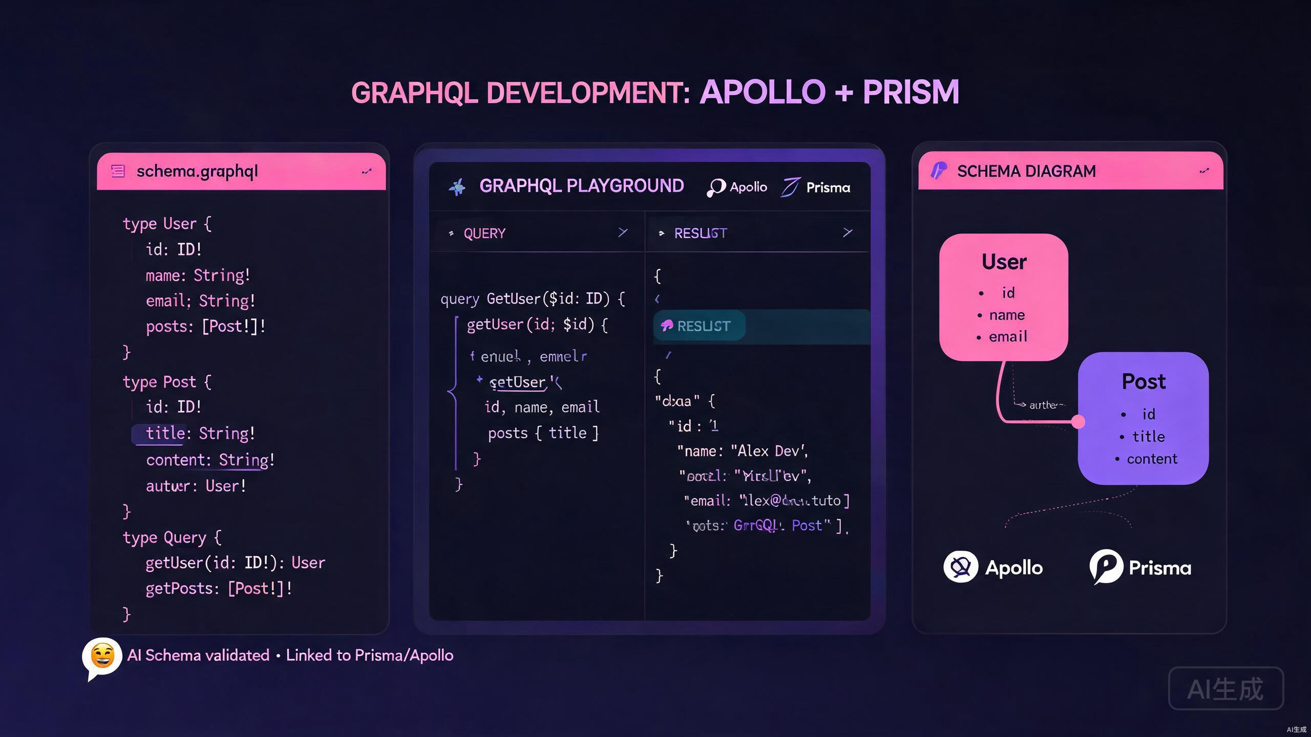 تطوير واجهة برمجة تطبيقات GraphQL في Cursor