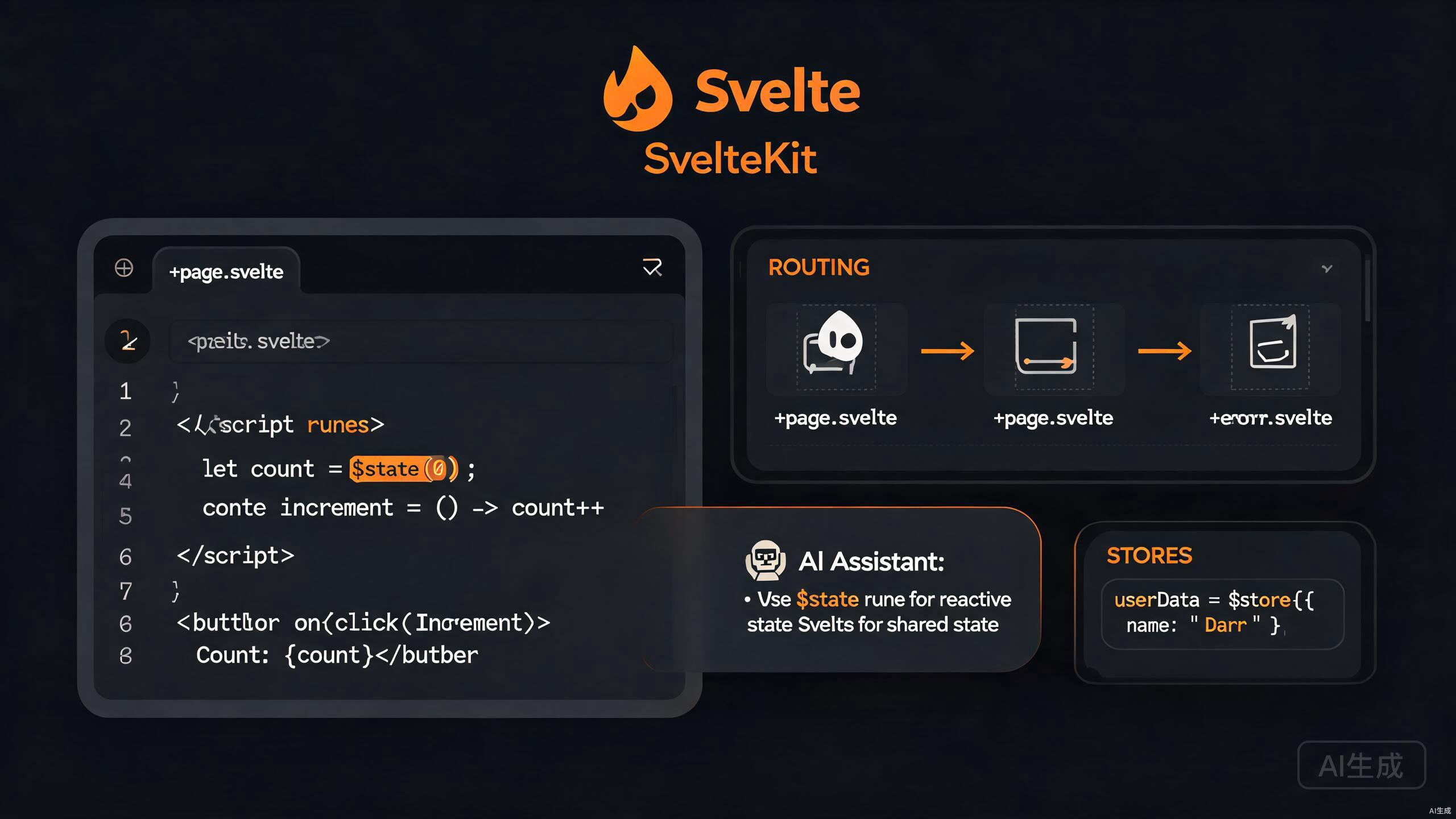 تطوير Svelte في Cursor