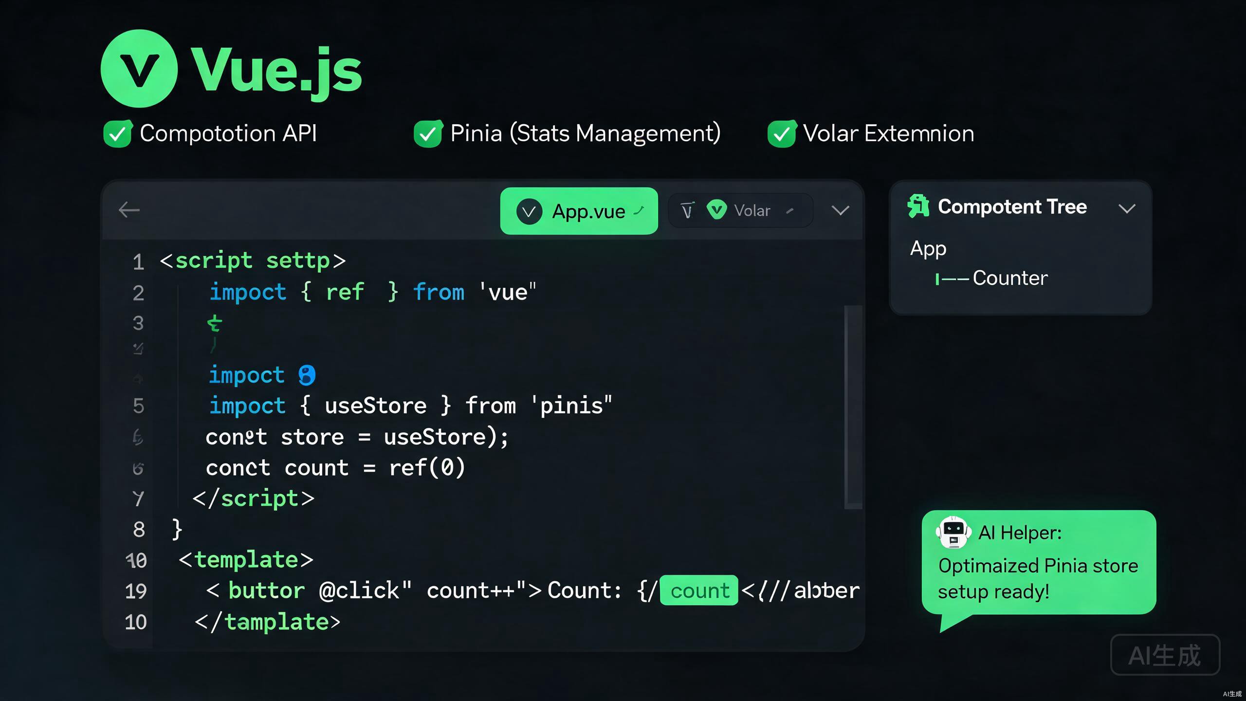 تطوير Vue.js في Cursor