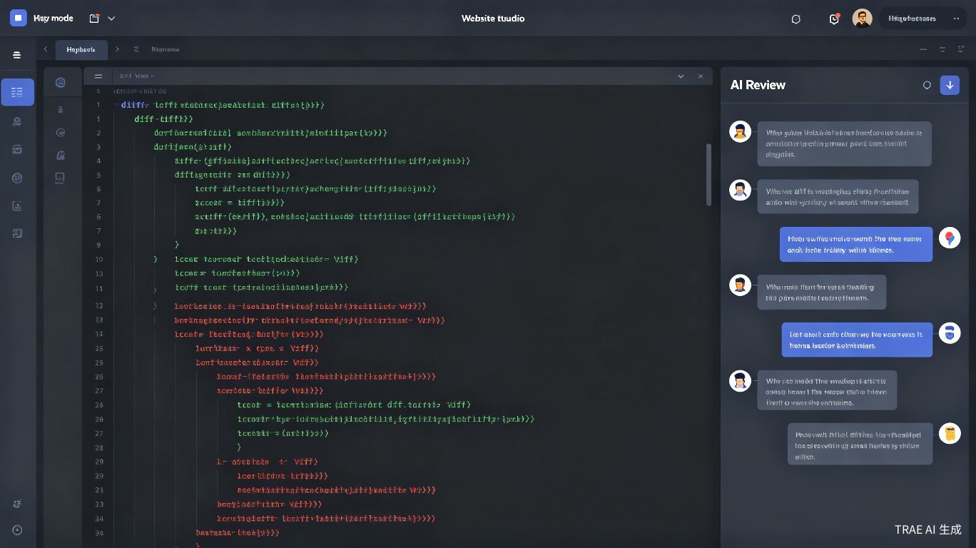 Cursor code review interface