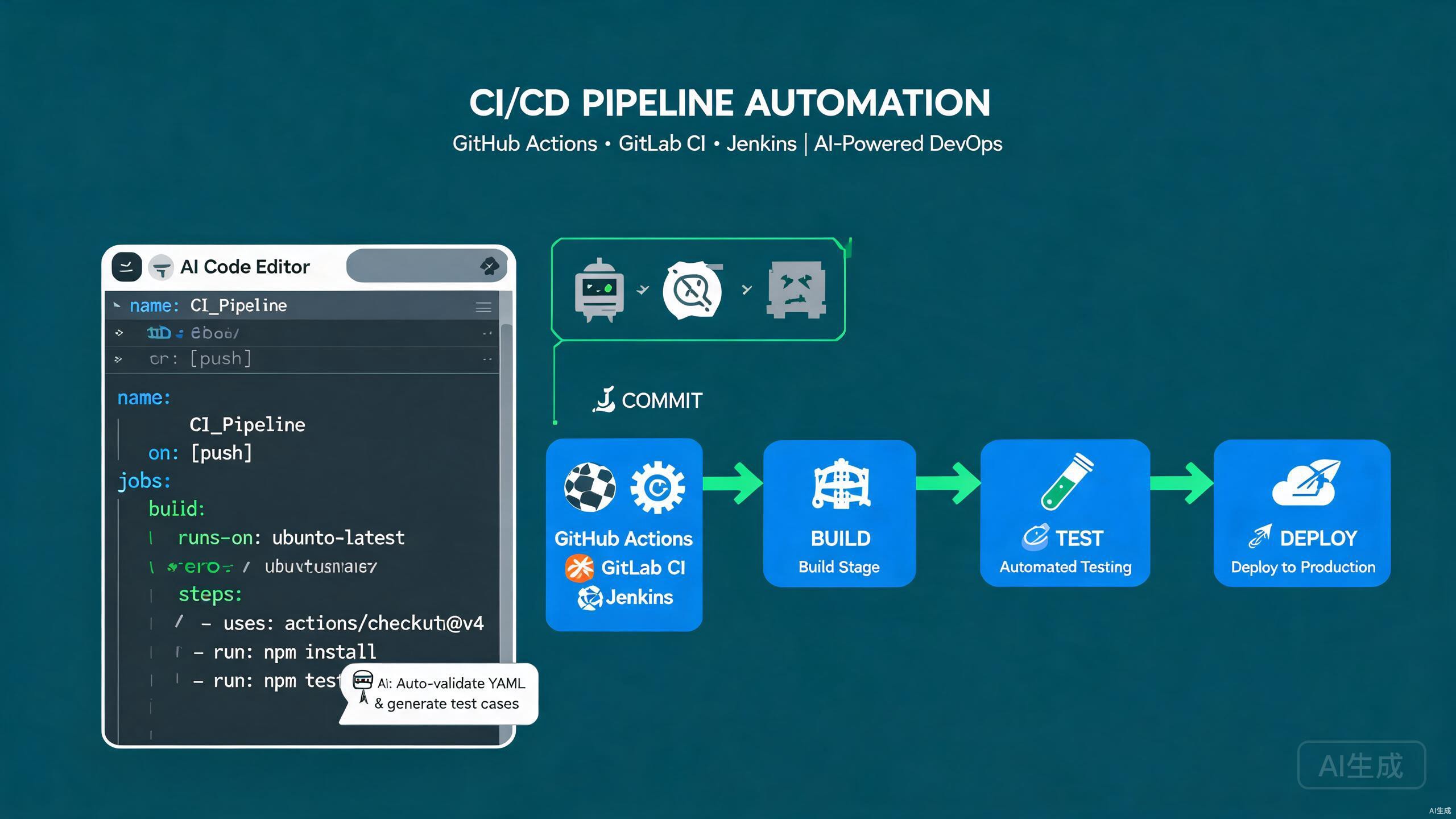 Pipeline CI/CD dans Cursor
