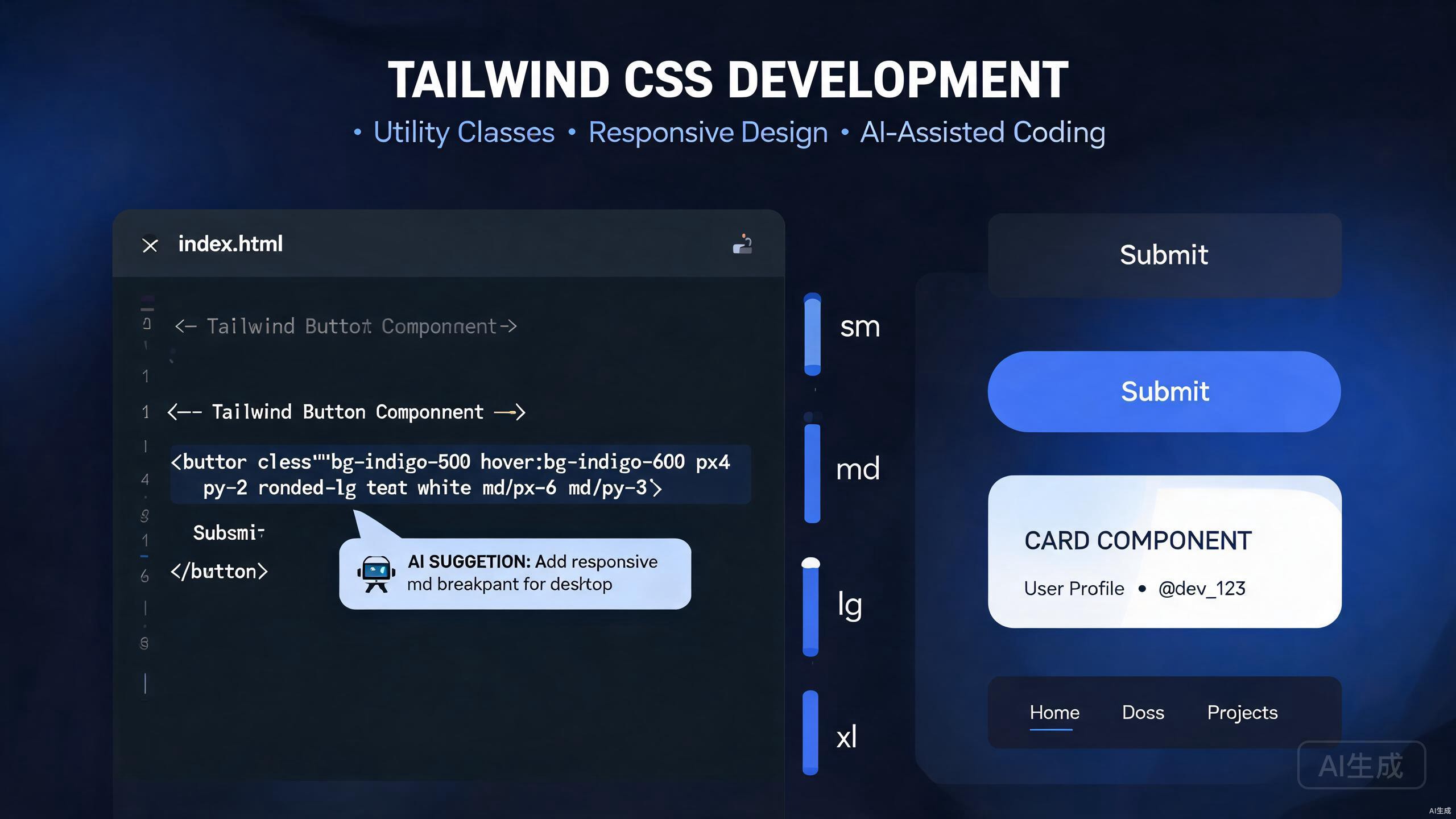 Desenvolvimento Tailwind CSS no Cursor
